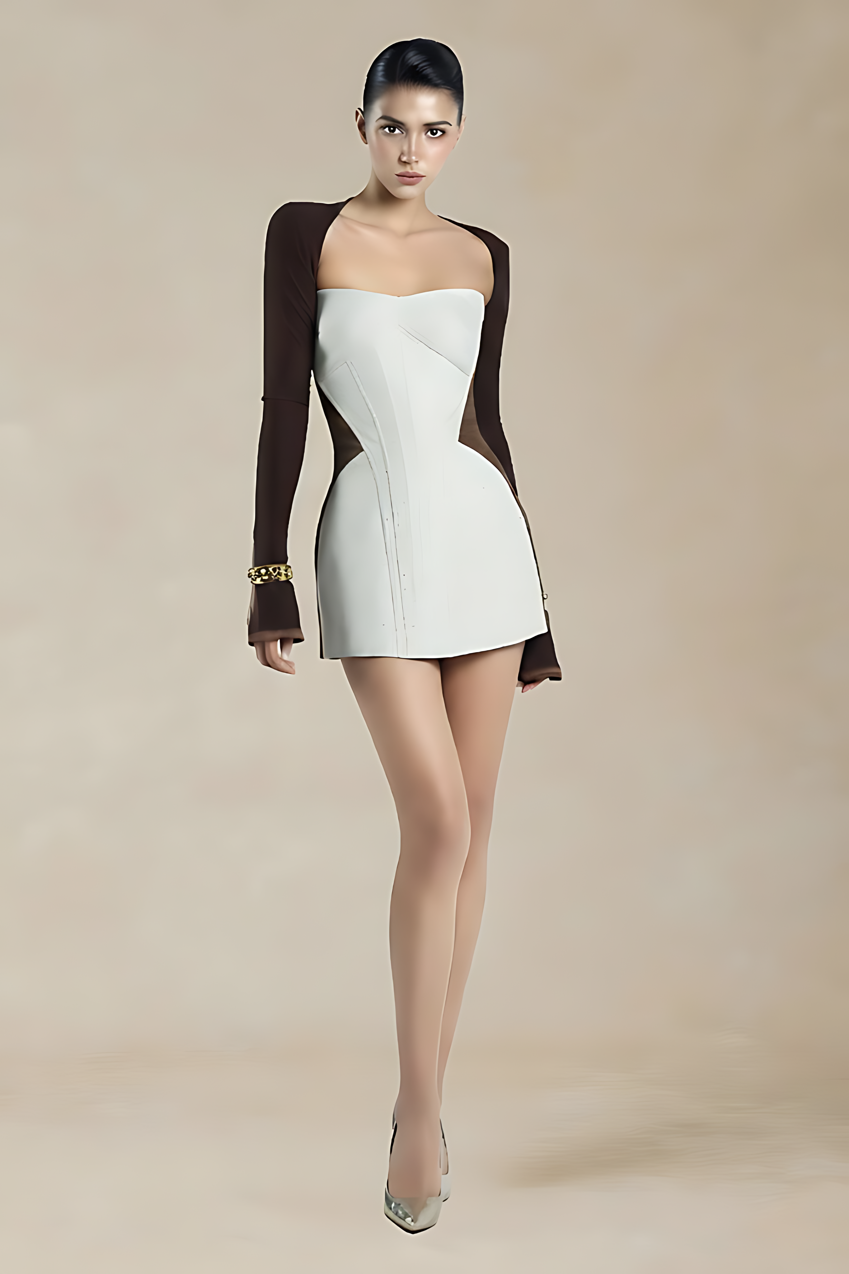 Ballet Long Sleeved Crop Top