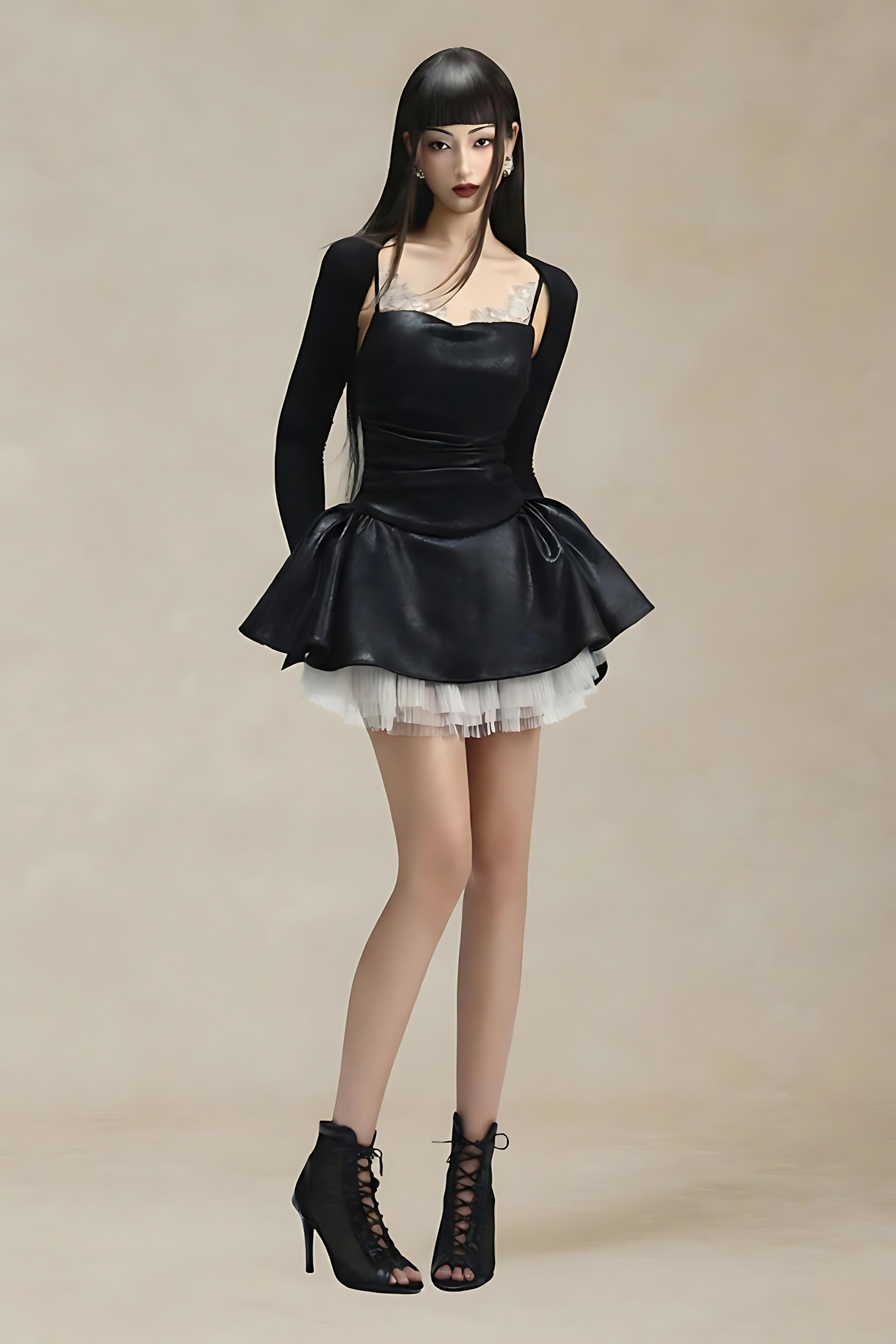 Ballet Long Sleeved Crop Top