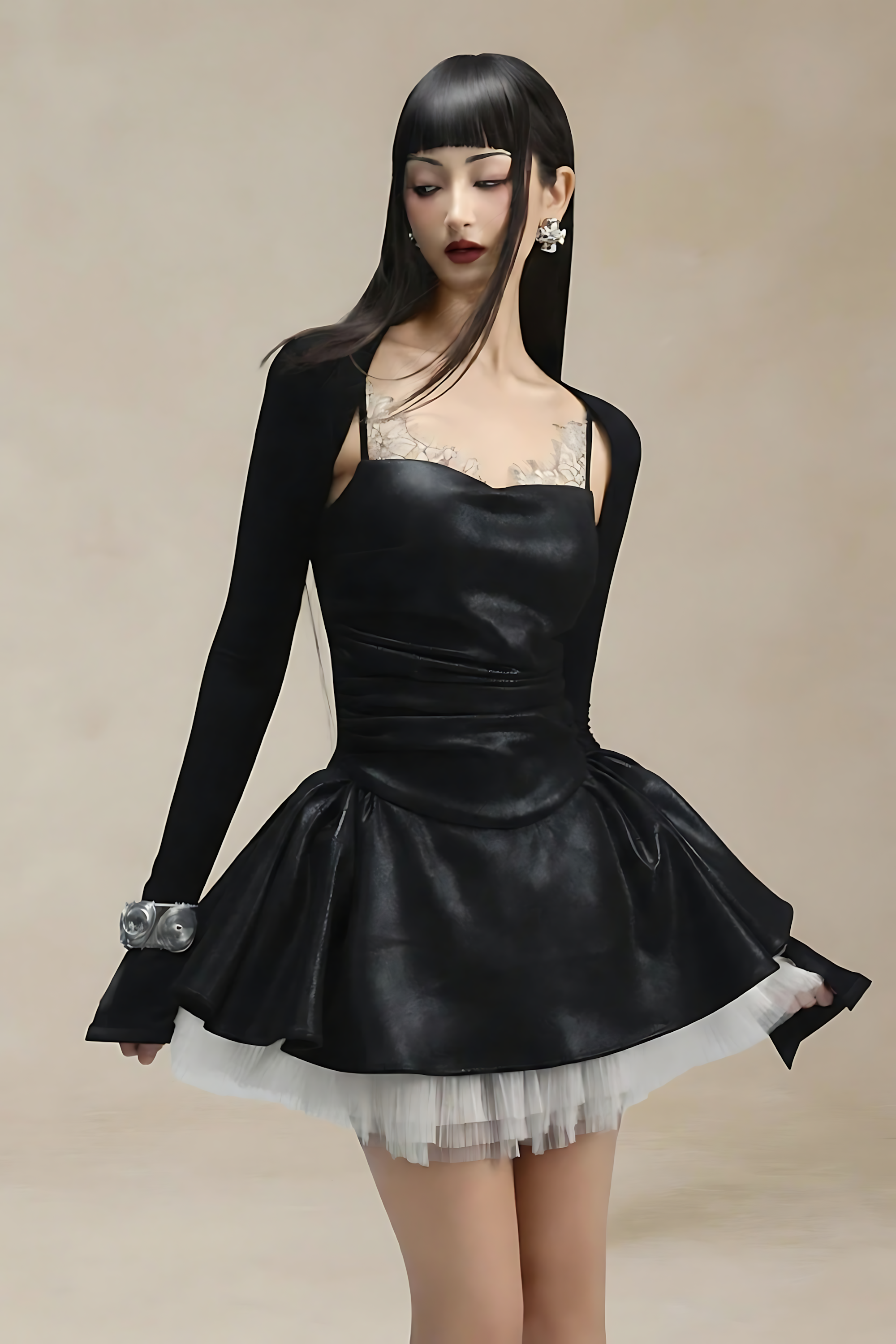 Ballet Long Sleeved Crop Top