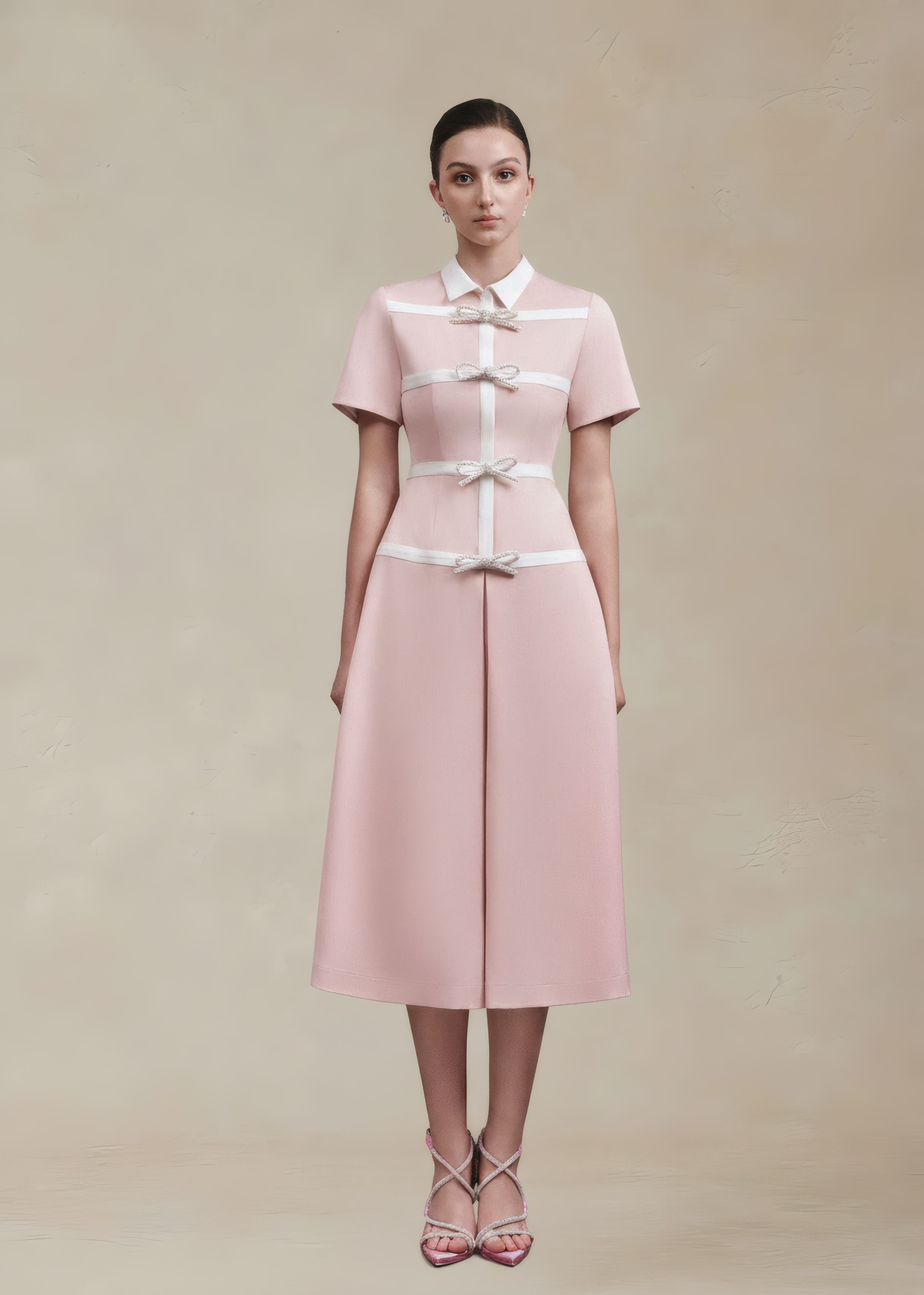 Babylon A-line Midi Dress