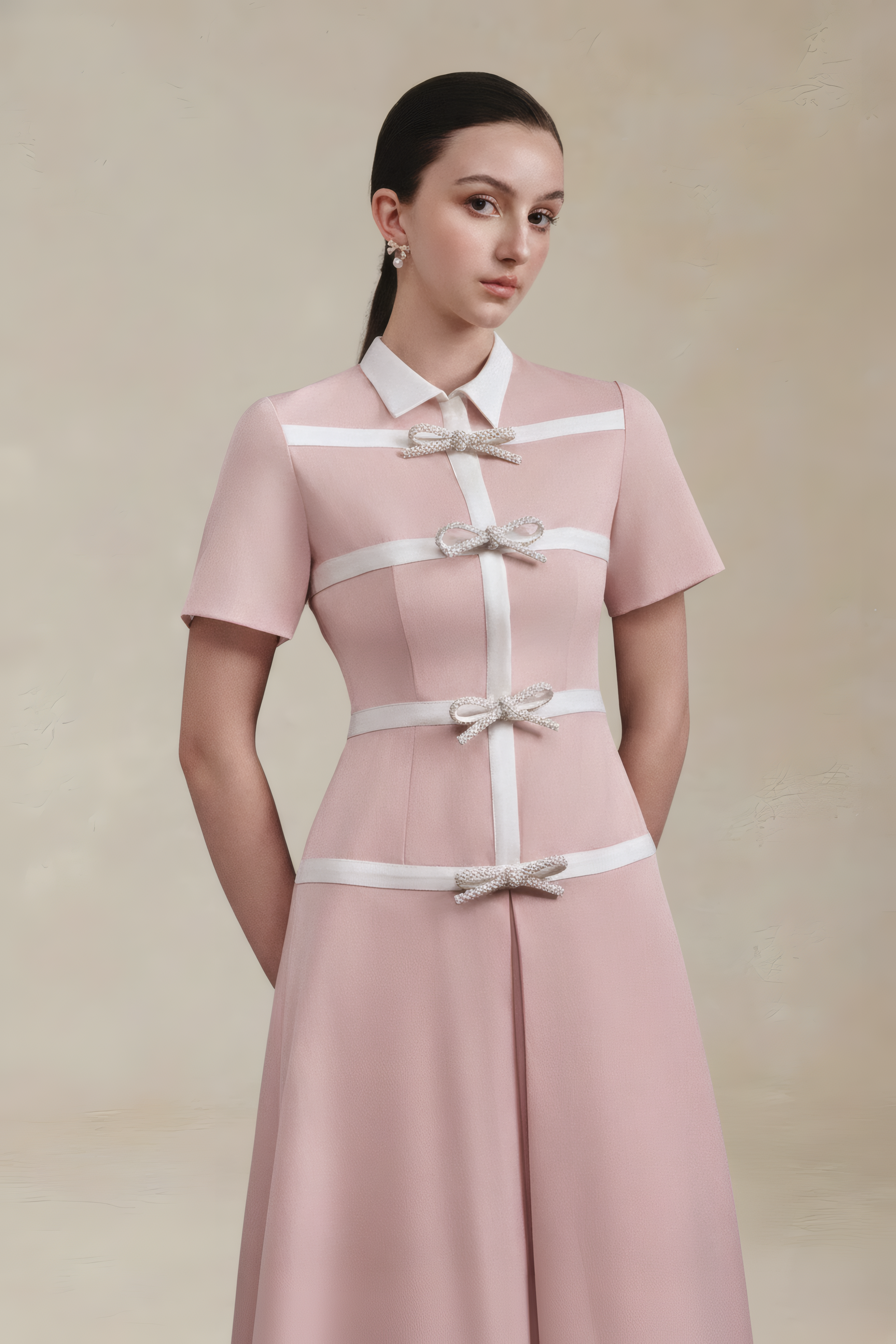 Babylon A-line Midi Dress